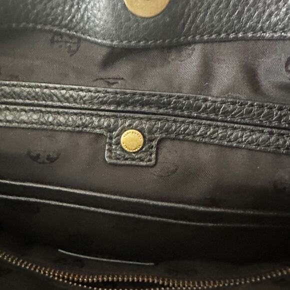 Tory Burch Pebbled Leather Frances Satchel - Picture 12 of 15